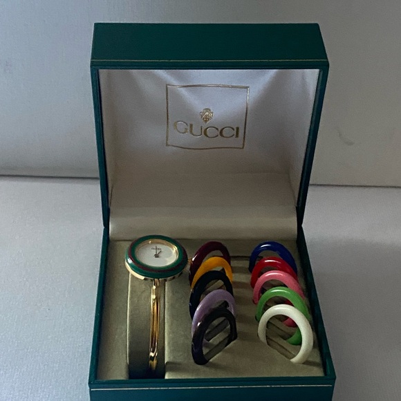 Colorful Women's Watch Set with Interchangeable Bands - Picture 3 of 7